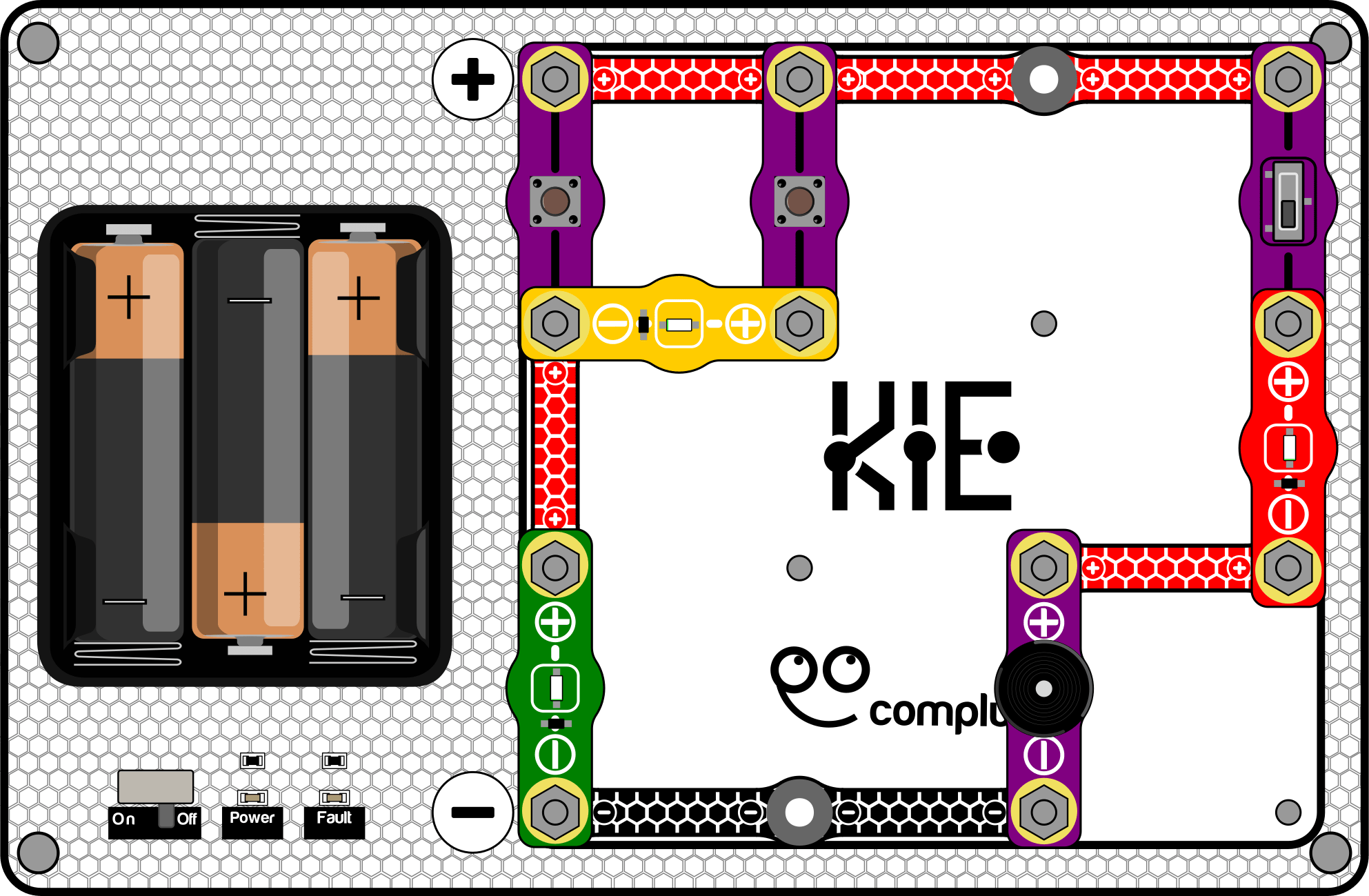 Circuito hecho en KIE