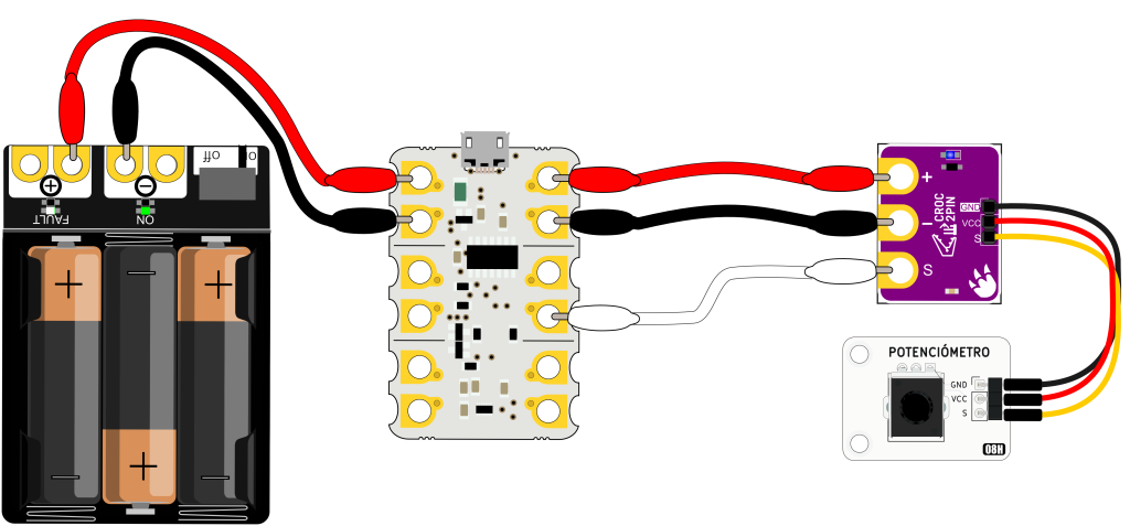 croc2pin con potenciometro